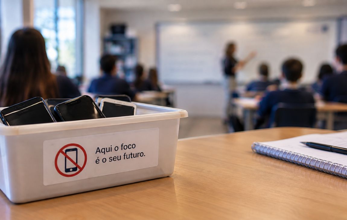 Lei do celular na escola: por que menos tela faz bem para o seu filho?